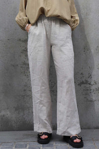 NICOLA SCREEN worker trouser | natural linen