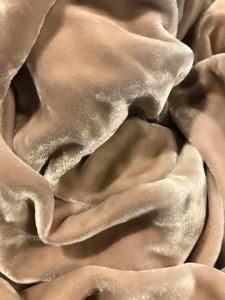 NICOLA SCREEN silk velvet scarf long