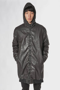 NEVER ENOUGH italian jacket hood | black