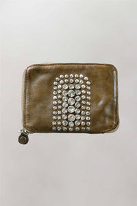 CAMPOMAGGI wallet + studs + strass | military